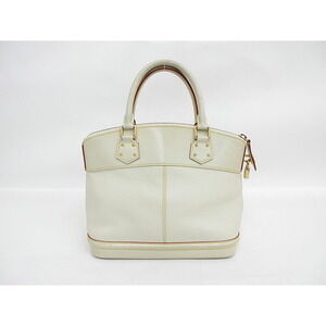 Louis Vuitton White Bag Suhali Lockit